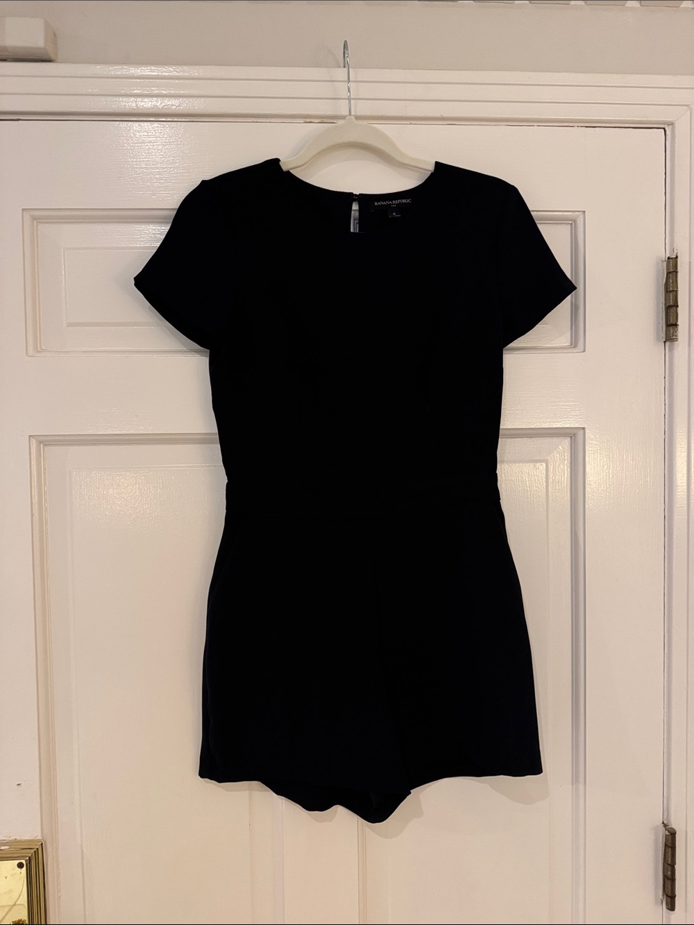 Banana Republic Black Crew Neck Romper